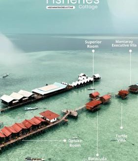 Pulau Derawan Villa | Derawan Fisheries Cottage