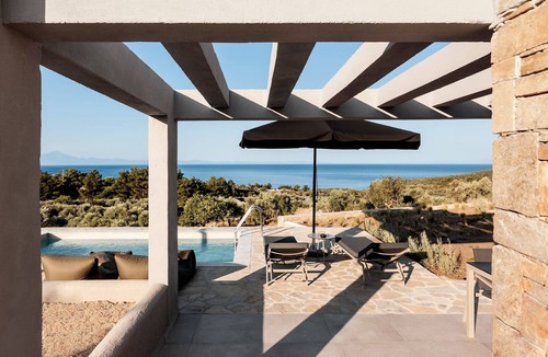 Thasos Villa | Duplex Villa Ondessa, Private Pool, Spacious Furnished Terrace, Thassos