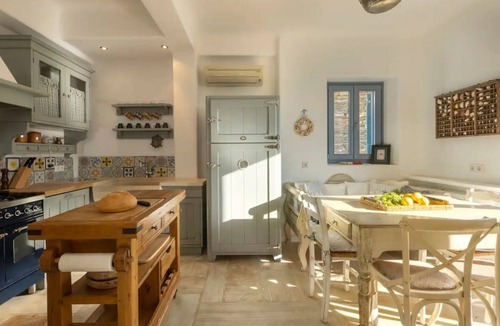 Andros Town Villa | Elegant Andros Retreat | 6-Bedroom Villa | Breathtaking Sea Views