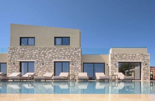 Chamalevri Villa | Elia Villa, with Pool, SeaViews & Iconic Design