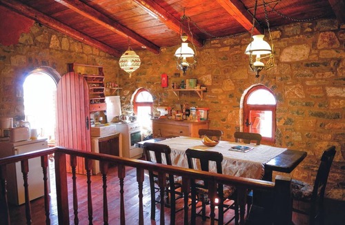 Mavrikiano House | Elounda Monastiri Cretan sea view house with pool