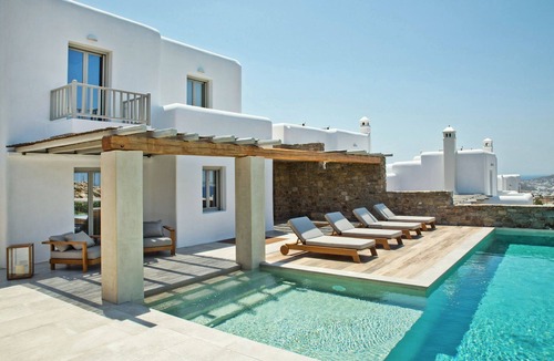 Tourlos Villa | Endearing Mykonos Villa | Villa Riddle | 5 Bedrooms | Breathtaking Sea Views