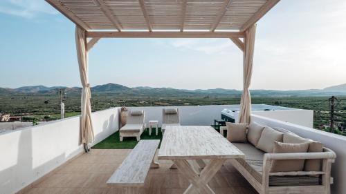Rotasion Apartment | Evnia Sunset Crete Escape, Private HotTub Retreat