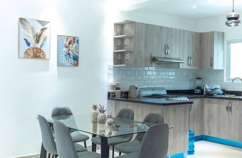 12 de Haina Apartment | Exclusive 3 Bdrm apartment with private terraza/jacuzzi, BBQ, WIFI