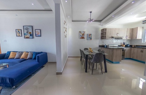 12 de Haina Apartment | Exclusive 3 Bdrm apartment with private terraza/jacuzzi, BBQ, WIFI