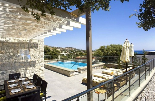 Pefkos Villa | Executive Rhodes Villa | Villa Passithea | 3 Bedroom Villa + studio with Sea.