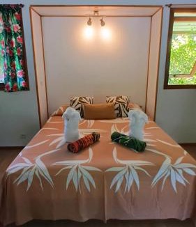 Moorea-Maiao Apartment | Faré Tropical Moorea- Jardin Tropical -Clim -Wi-Fi Gratuit