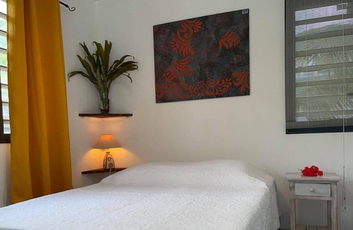 Pihaena House | Fare iti Moorea Sands, cosy bungalow between sea and mountain on Moorea