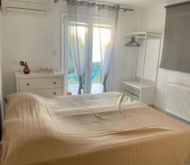Lygia Apartment | Flat Panorama Sea View Studio for Couples Vrachos