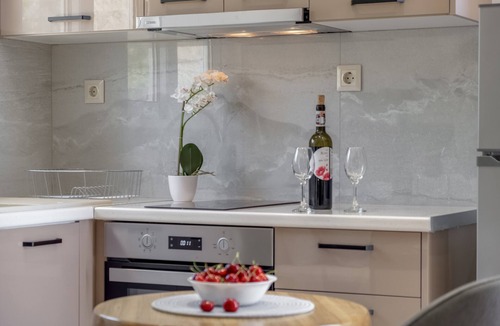 Lefkada Apartment | Gkountis Deluxe Studio Apartment with Sea View, Shared Pool & Wi-Fi