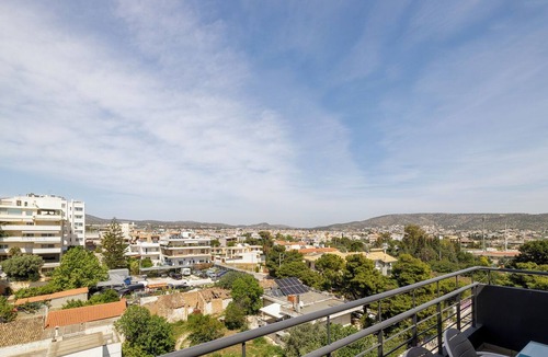 Vari Apartment | Gorgeous penthouse in Vari with panoramic views!