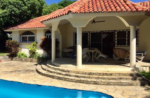 Sosua Villa | Guest-friendly 2BD villa, private pool/garden, TV/Netflix/WiFi, steps from beach