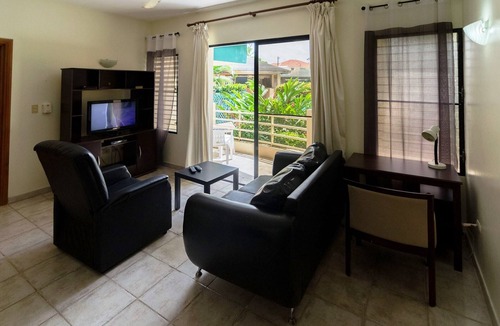 Villas Ana Maria Apartment | Guest-friendly apartment in central Sosua, pool/internet/cable TV/free breakfast