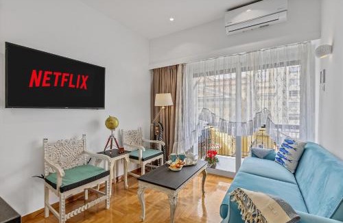 Piraeus Apartment | h2h Kalypso #Luxury, in 5' Port, in 1'metro, Airport, Athens smART, hi-tec