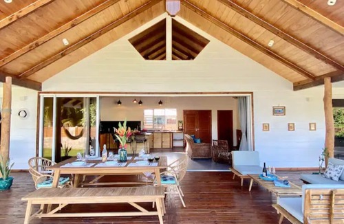 Moorea-Maiao House | Holiday house Nuupure - Pickelball + Private white sand beach access+kayak