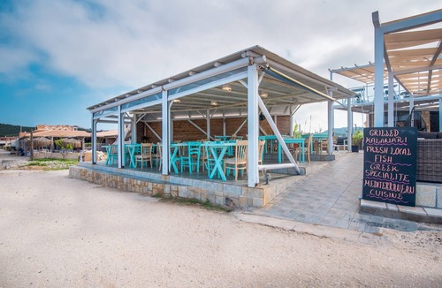 Arillas Apartment | Holiday Studio 'Mirage Arillas Studio Type C16' next to Beach with Balcony, Shared Pool & Wi-Fi