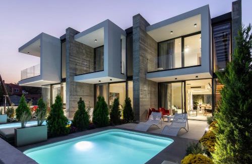 Nees Pagases Villa | IKIES 3 Modern Eco-Friendly Private Seaview SIGNATURE Villas with a Pool