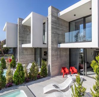 Nees Pagases Villa | IKIES 3 Modern Eco-Friendly Private Seaview SIGNATURE Villas with a Pool