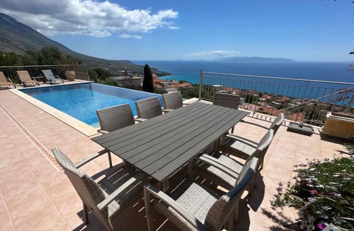 Vlachata Villa | Ionion Pelagos | Private 3-Bedroom Sea-View Villa with Pool
