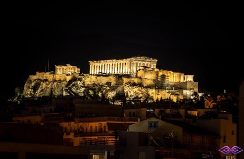 Gazi Apartment | Iris Penthouse - Luxury Acropolis View and Jacuzzi