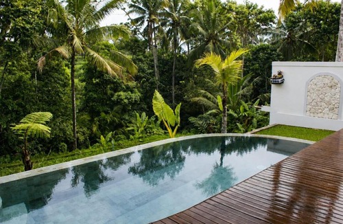 Tampaksiring Hotel | Kailash Romantic 1BR Ricefield Villa Ubud with Private Pool