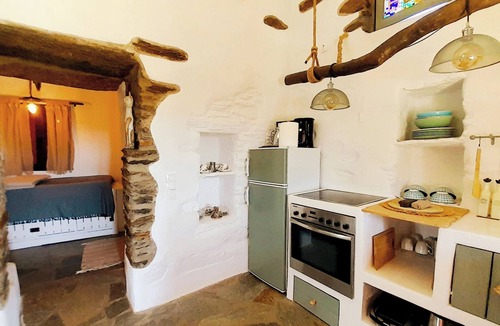 Andros House | Kalliberry Cycladic stone villa Elissavet with private pool & magnificent view