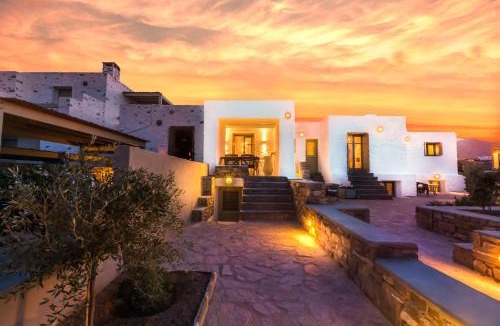 Chrissi Akti Villa | Kallirroe Deluxe Villa with Sea View and Pool
