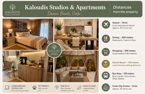 Dassia Apartment | Kaloudis Studios & Apartments