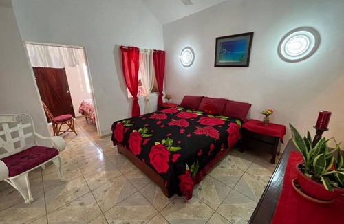 Villas Ana Maria Hotel | Large hotel room good for 4 people in Sosua