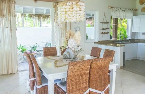 Las Terrenas Villa | LasTerrenasCoson+FrontBeach+SeaView+Maid+Cozy+3BR+8PAX+5BDS+WiFi+
