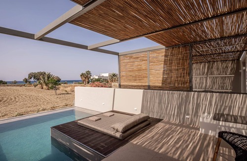 Tinos Town Apartment | Lavish Tinos Beachfront Suite | Adults only | Elysia Suite | Private Furnished.
