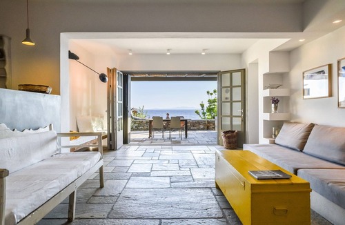 Agios Romanos Villa | Lavish Tinos See Front Villa | Villa Areti | 2 Bedrooms | Breathtaking Sea.