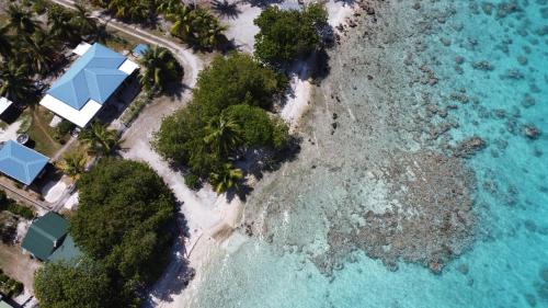 Rangiroa House | LE FARE BLEU Chambres d'hôtes climatisées en bord de lagon à Tiputa Rangiroa - vélos gratuits et snorkeling