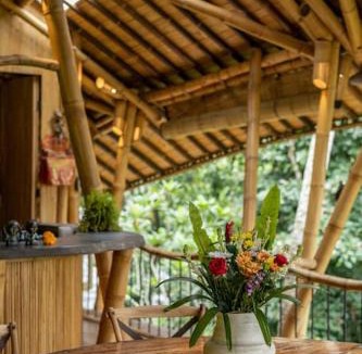 Abiansemal Villa | Leaf House 3bds BambooVilla Pool