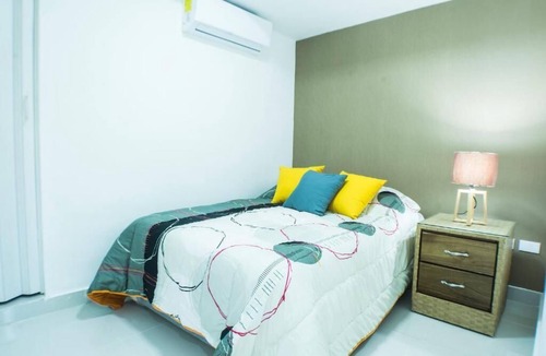 Ciudad Universitaria Apartment | Lux on Sky: Jacuzzi with a 180-degree view of the sea