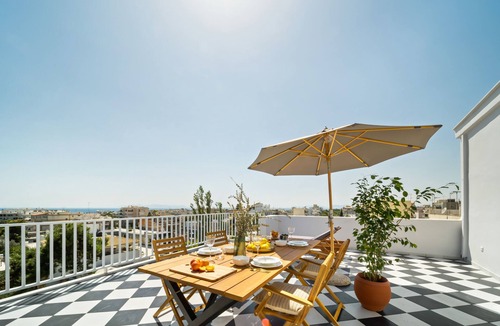Glyfada Apartment | Luxurious Apartment with Big Sea View Terrace - Central Location