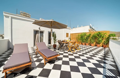 Glyfada Apartment | Luxurious Apartment with Big Sea View Terrace - Central Location
