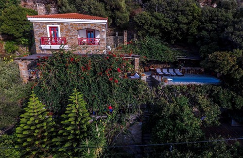 Batsi Villa | Luxurious villa with private swimming pool and magnificent breathtaking seaview