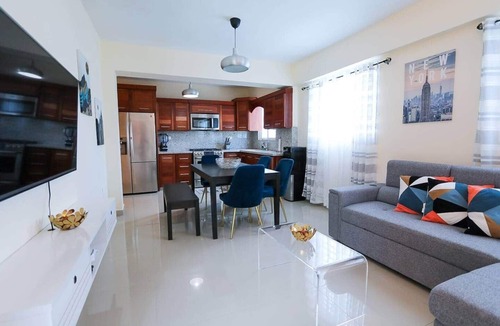 San Cristobal Apartment | LUXURY 2BR/2BA APT W. A|C Garage & ROOF TOP
