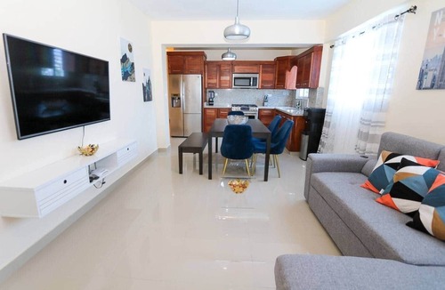 San Cristobal Apartment | LUXURY 2BR/2BA APT W. A|C Garage & ROOF TOP