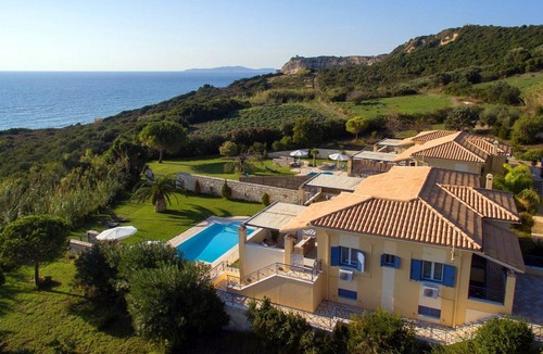 Arillas Villa | Luxury Corfu Villa | 3 Bedroom Villa Panorama | Sea View | Private Pool