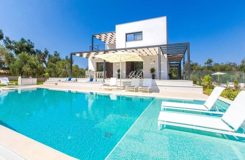 Dafnata Villa | Luxury Corfu Villa | Modern Interior | Villa Acaste | Outdoor Gym Area