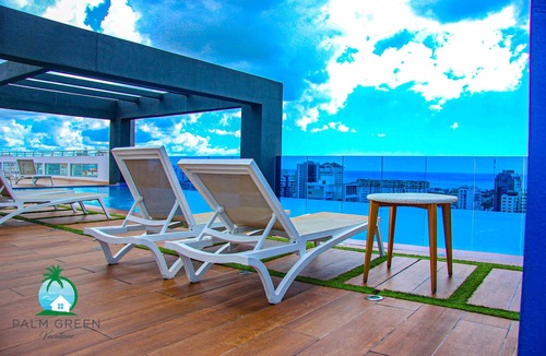 Downtown Santo Domingo Apartment | Luxury in NACO 2BR W/swimming pool +WIFI+GYM 4PX
