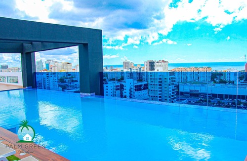 Downtown Santo Domingo Apartment | Luxury in NACO 2BR W/swimming pool +WIFI+GYM 4PX