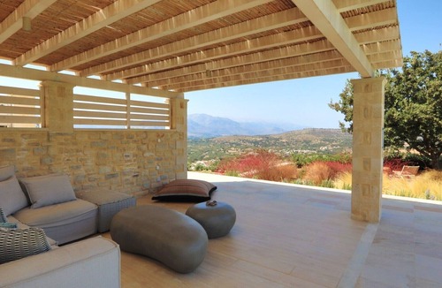 Atsipópoulon Villa | Luxury villa with a fantastic view, the pool can be heated