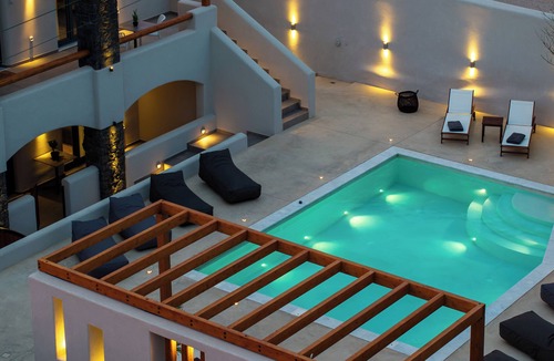 Megalochori Condo | LyMaRou Collection - 7 Private Suites, 7 Private Hot Tubs, Pool
