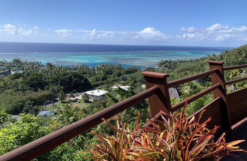 Moorea-Maiao Villa | Magnifique villa avec jacuzzi et superbe vue lagon