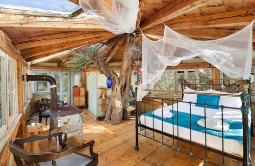 Skala Cabin | Margaritis Treehouse : Nature Escape Just 10 minutes from the Beach