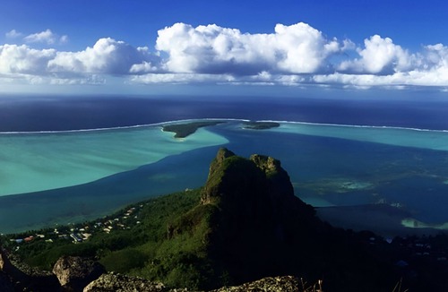 Te-Fare-Arii Apartment | MAUPITI - Sea view family bungalow en 1/2 pension