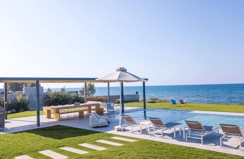 Kamiros Villa | Miguel Luxury Beachfront Villa with Jacuzzi & Private Beach